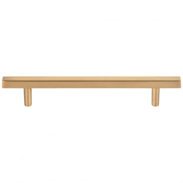 128 mm Center-to-Center Satin Bronze Square Dominique Cabinet Bar Pull #845-128SBZ