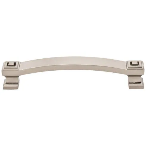 128 mm Center-to-Center Satin Nickel Square Delmar Cabinet Pull (Tomlin)