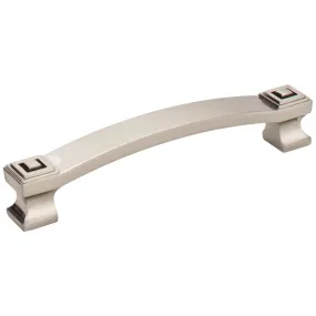 128 mm Center-to-Center Satin Nickel Square Delmar Cabinet Pull (Tomlin)