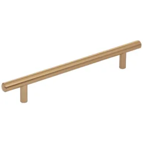 160 mm Center-to-Center Satin Bronze Naples Cabinet Bar Pull #220SBZ