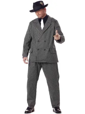 1920s Mens Plus Size Gangster Dress Up Costume