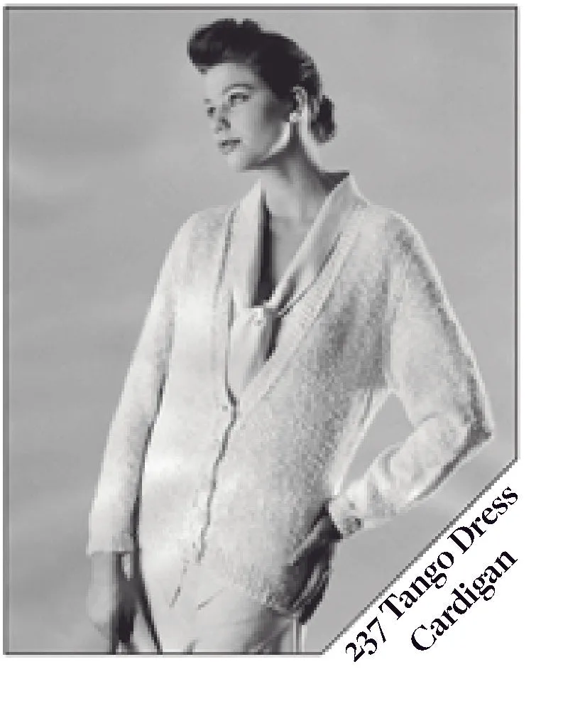 237 Tango Cardigan - PDF knitting pattern