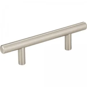 3" CENTER-TO-CENTER SATIN NICKEL NAPLES CABINET BAR PULL #136SN