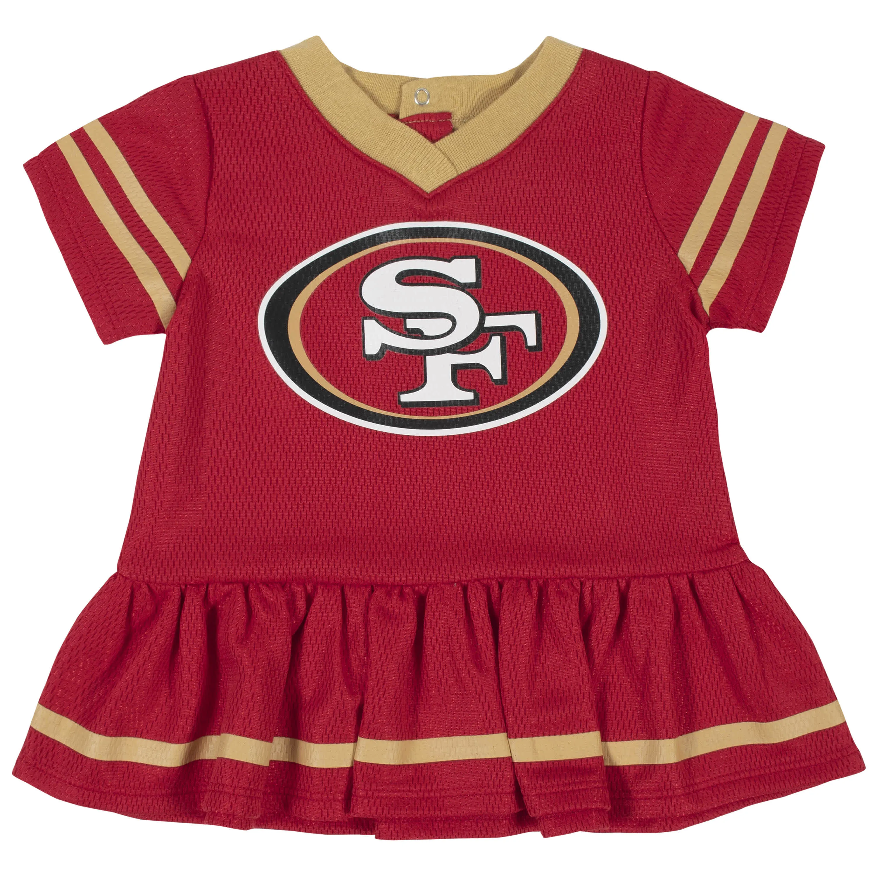 49ers Baby Girl Team Dress with Bloomers