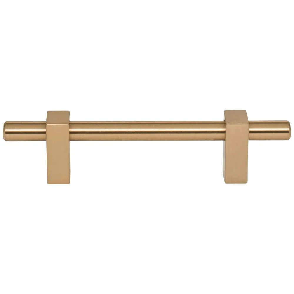 96 mm Center-to-Center Satin Bronze Larkin Cabinet Bar Pull #478-96SBZ