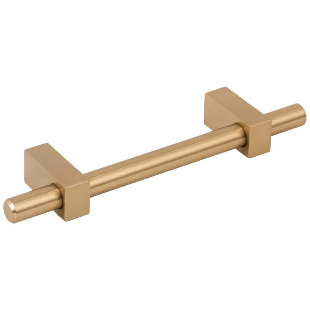 96 mm Center-to-Center Satin Bronze Larkin Cabinet Bar Pull #478-96SBZ