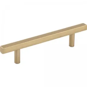 96 MM CENTER-TO-CENTER SATIN BRONZE SQUARE DOMINIQUE CABINET BAR PULL #845-96SBZ