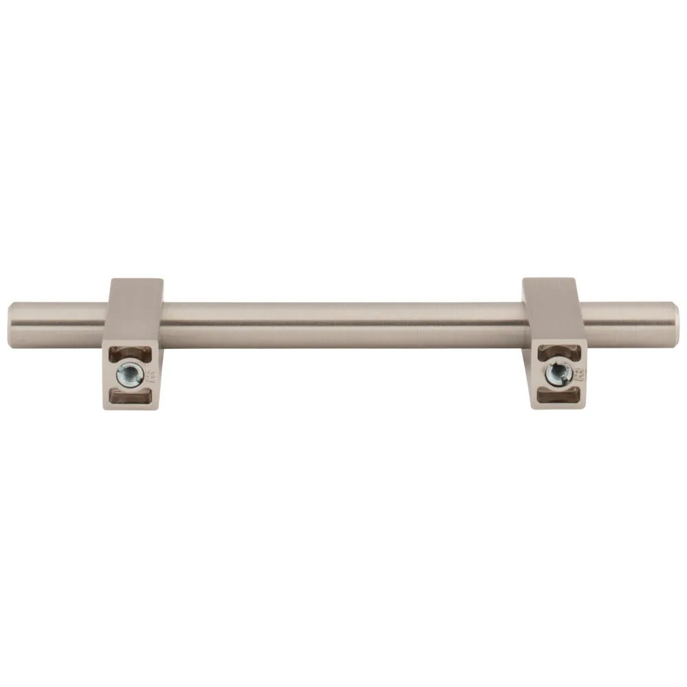 96 mm Center-to-Center Satin Nickel Larkin Cabinet Bar Pull #478-96SN