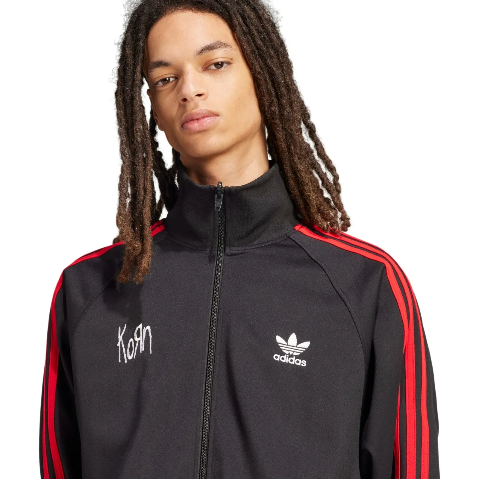 Adidas Originals x KORN (Black) Men's Reversible Track Top Jacket JG1341