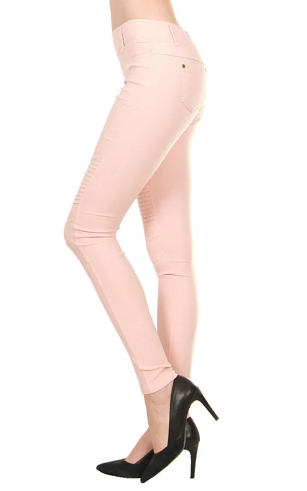 AL16775 Blush Stretch Jeggings