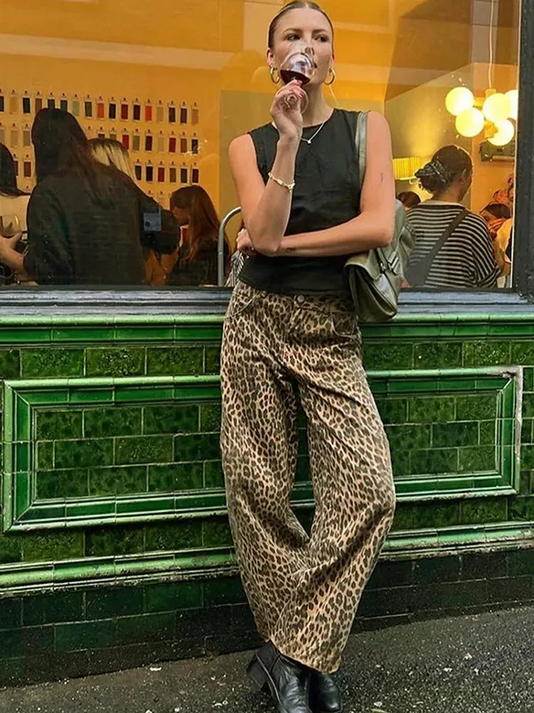 Alexandra - Leopard pants