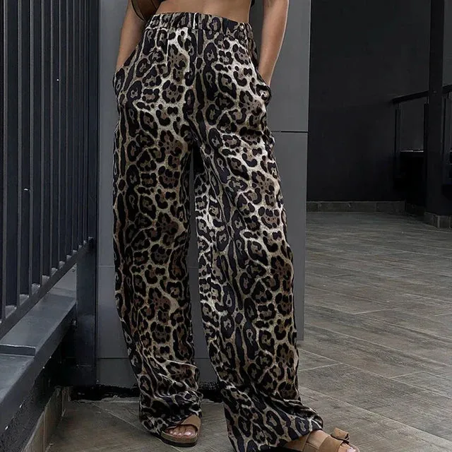 Alexandra - Leopard pants