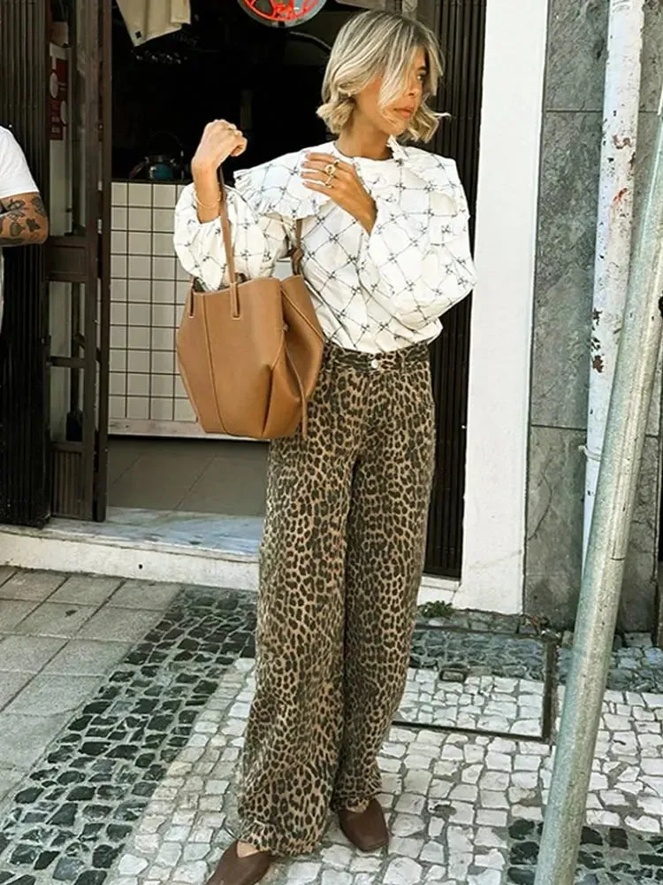 Alexandra - Leopard pants