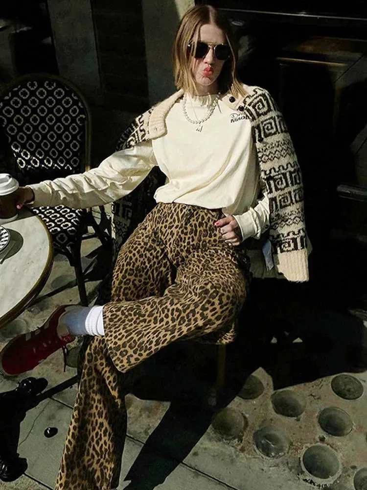 Alexandra - Leopard pants