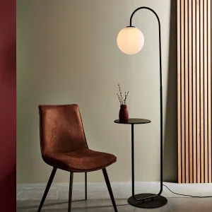 Amos Fusion Floor Lamp Satin Black