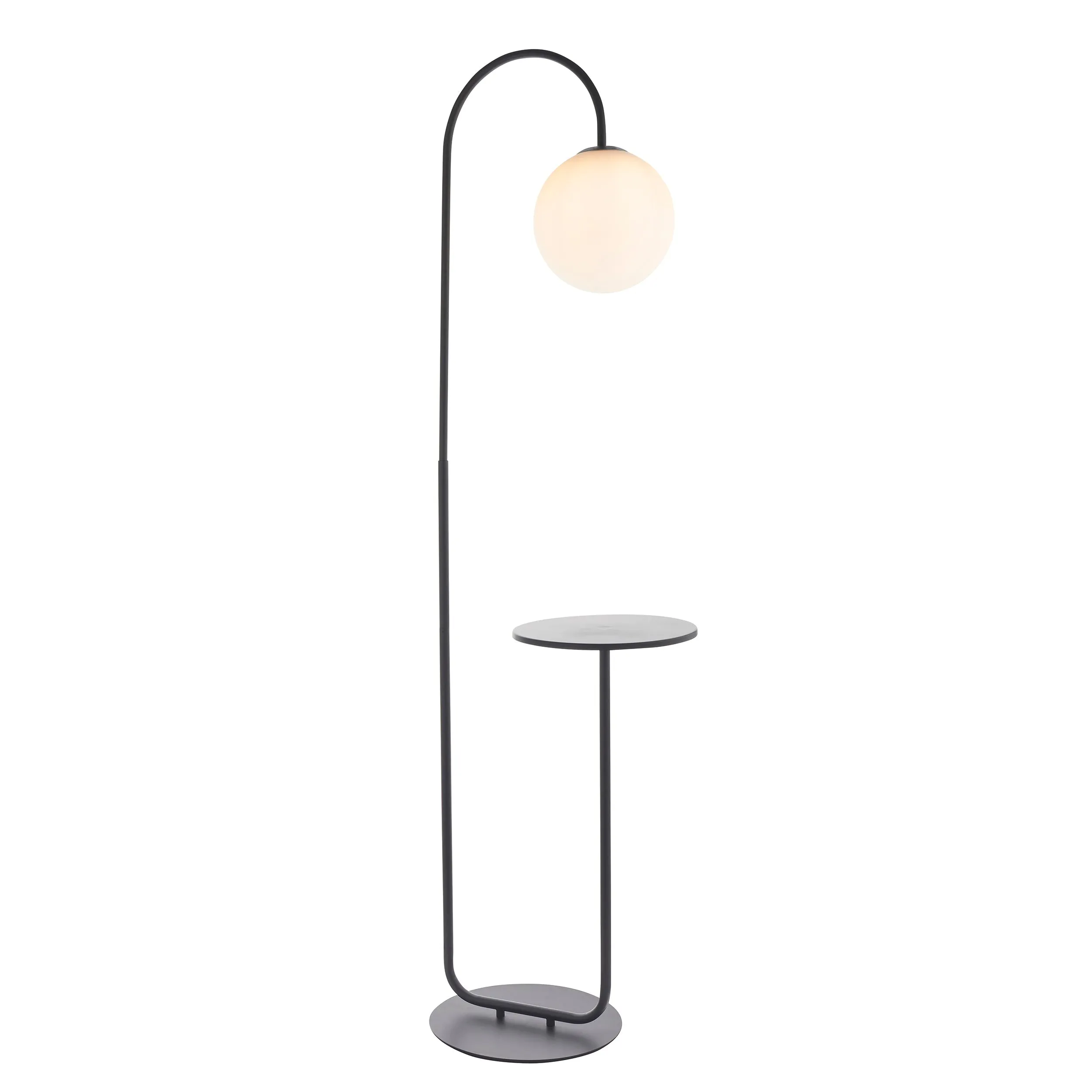 Amos Fusion Floor Lamp Satin Black