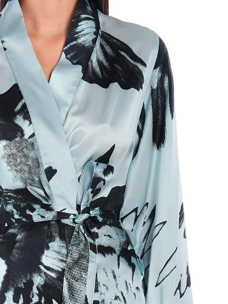 Ann Demeulemeester Printed Kimono Jacket