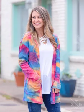 Arizona Drift Tie-Dye Cardigan