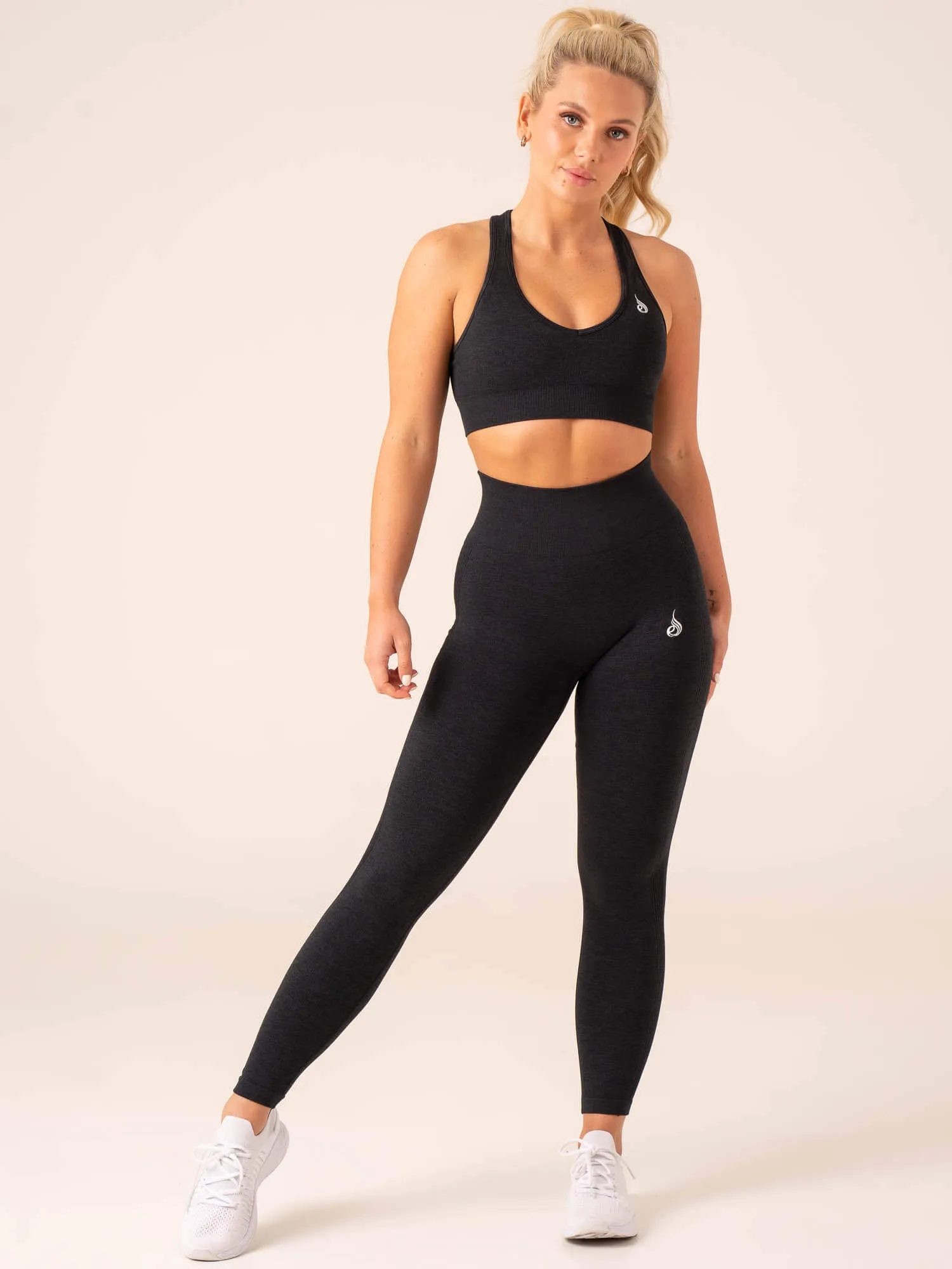 Aspire Seamless Leggings - Black Marl