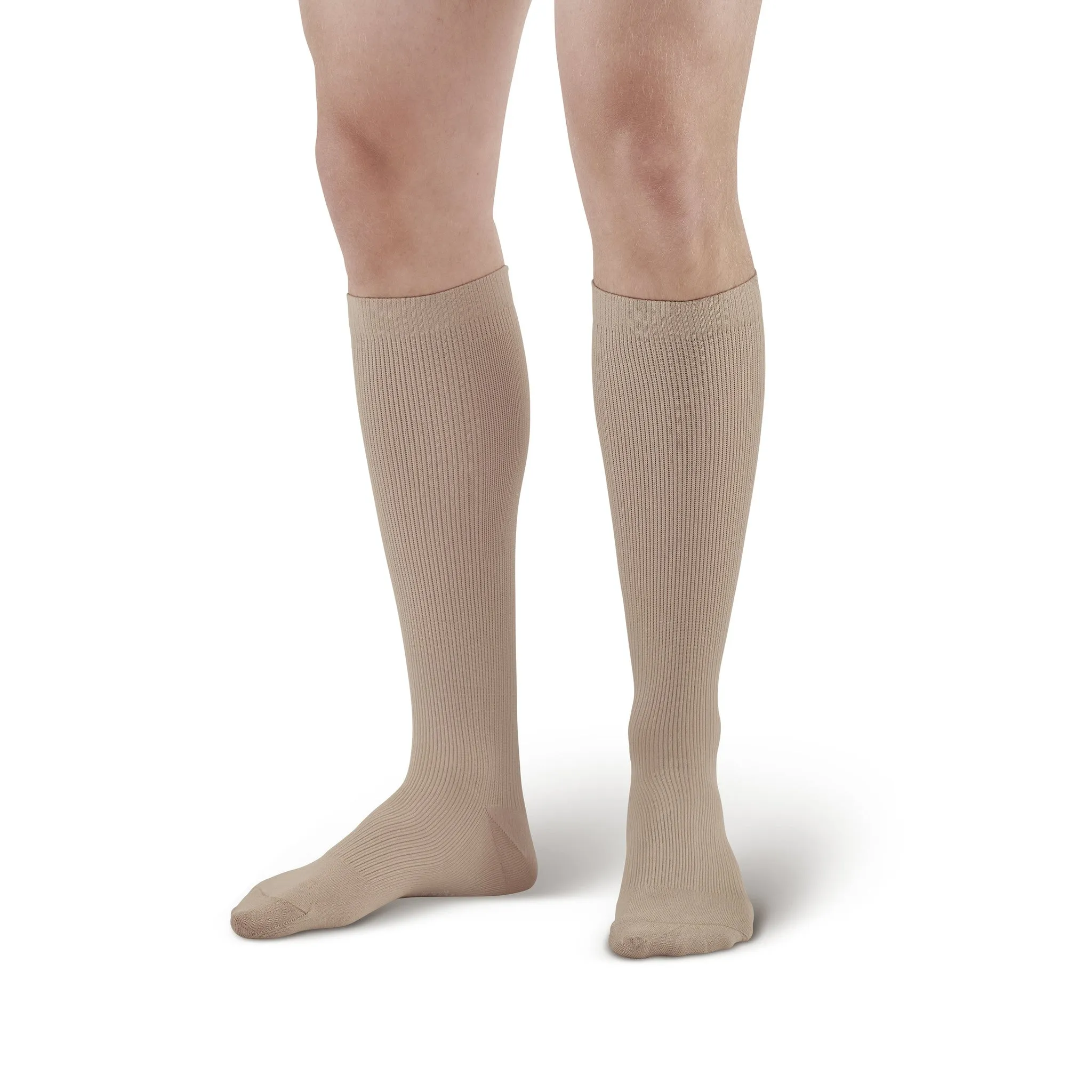 AW 101 Men's Microfiber Knee High Dress Socks 15-20 mmHg