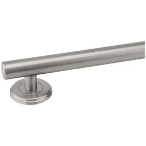 Bathroom Grab Bar, Contemporary, Round Escutcheon, 36 In. X 1 1/4 In.