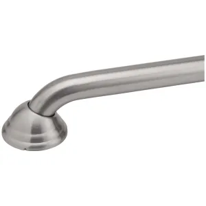 Bathroom Grab Bar, Decorative, Dome Escutcheon, 36 In. X 1 1/4 In.