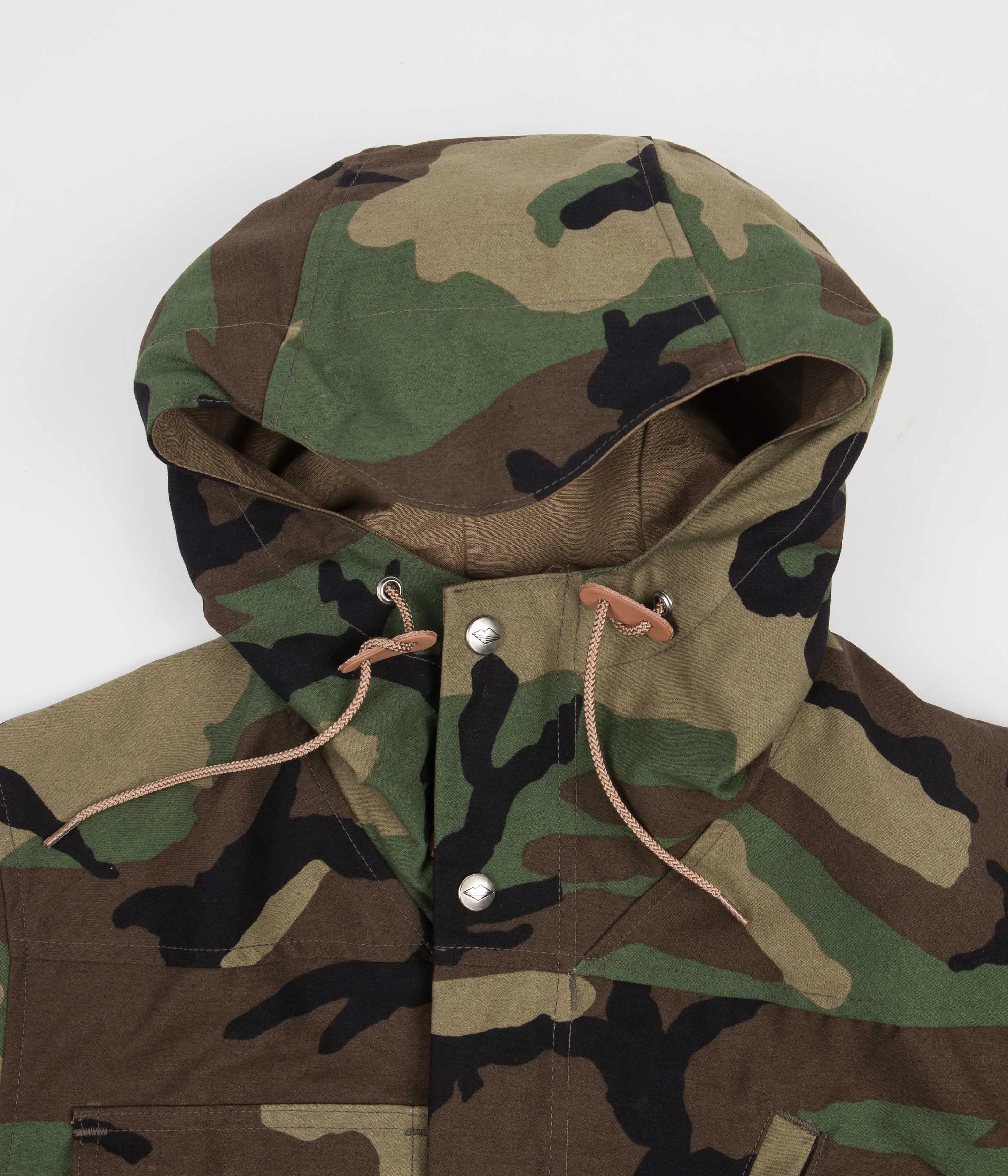 Battenwear Travel Shell Parka - Woodland Camo