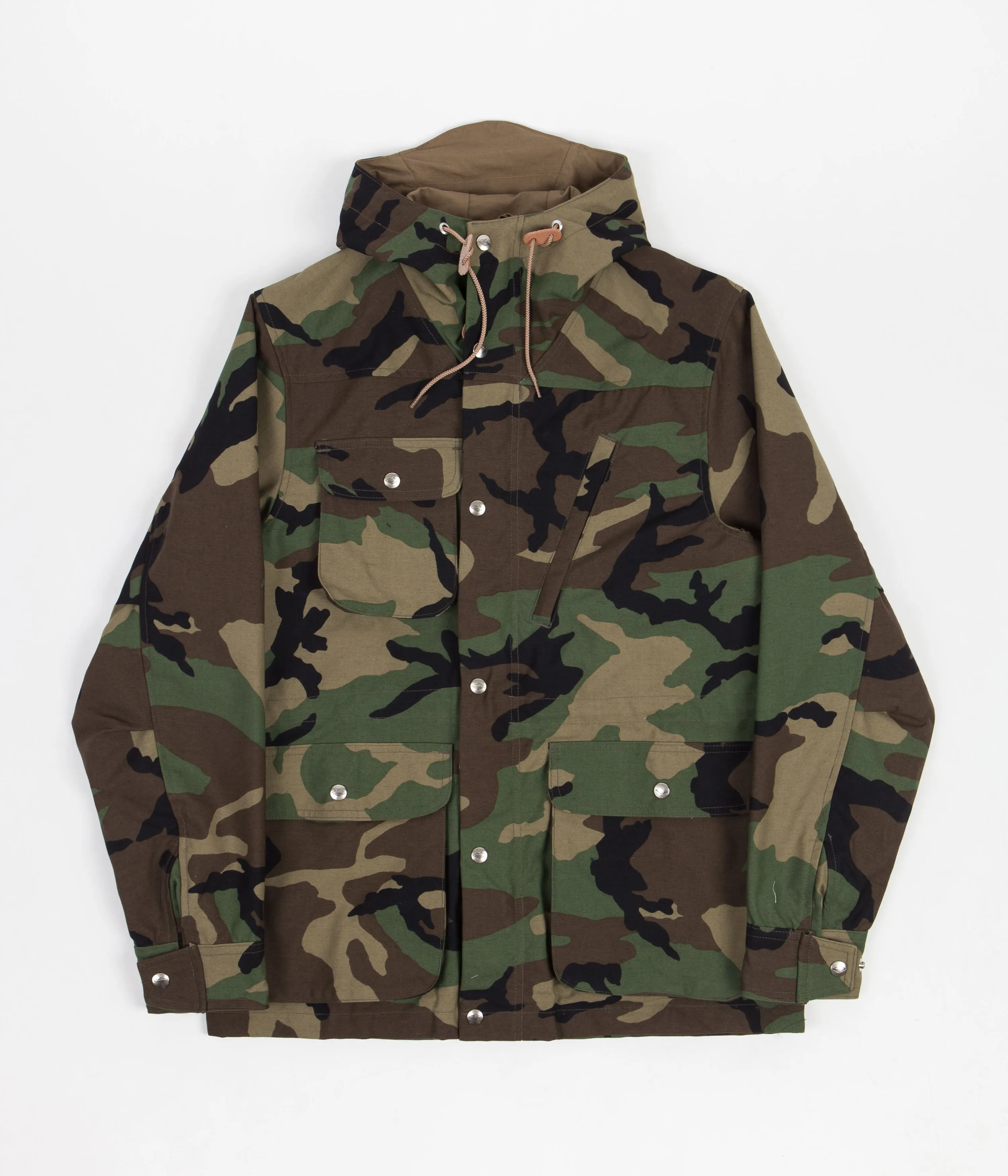 Battenwear Travel Shell Parka - Woodland Camo