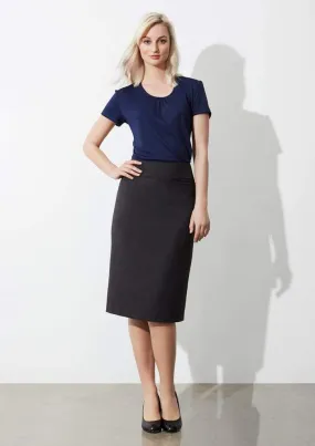 Biz Collection Women’s Classic Below Knee Skirt Bs29323