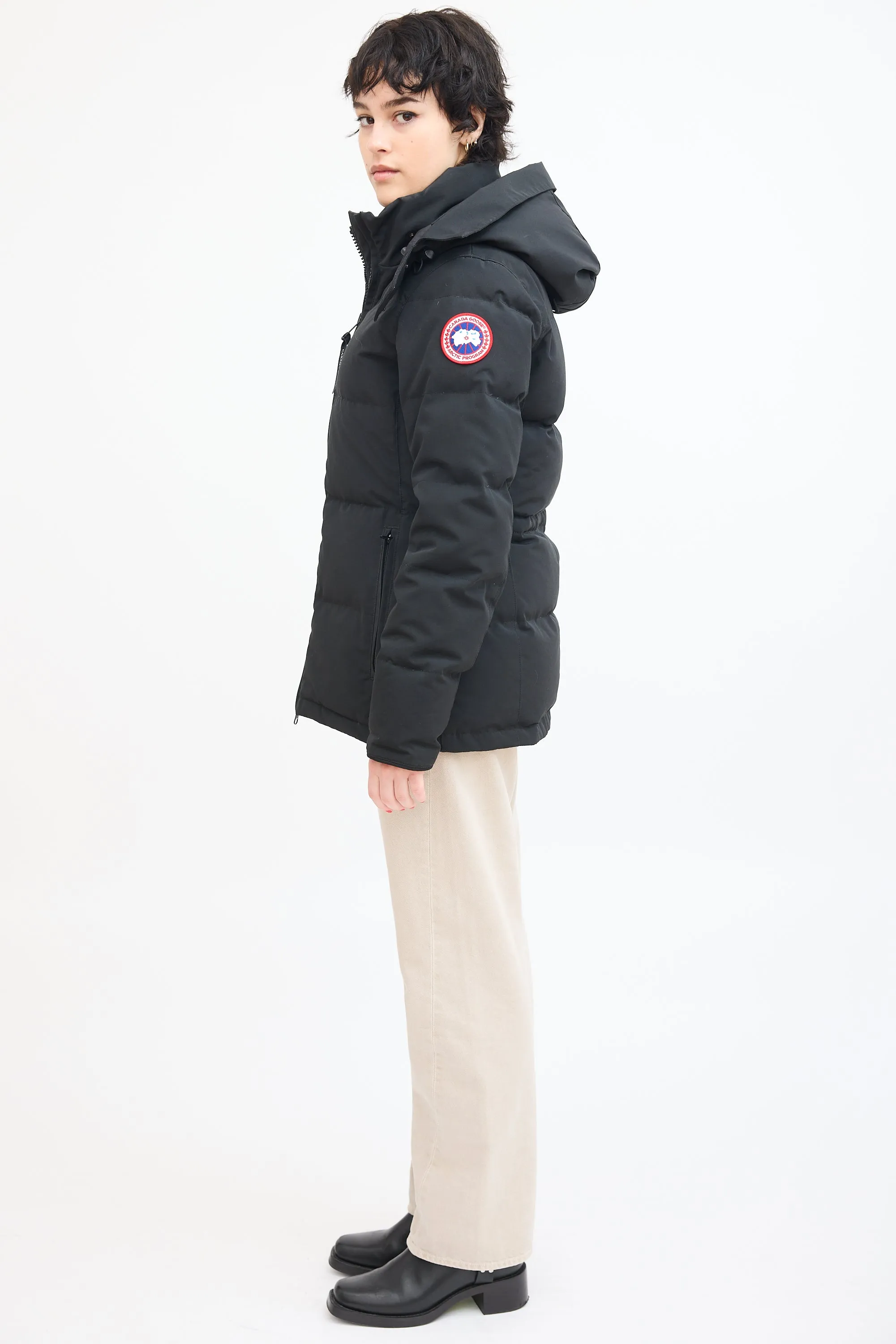 Black Chelsea Down Parka