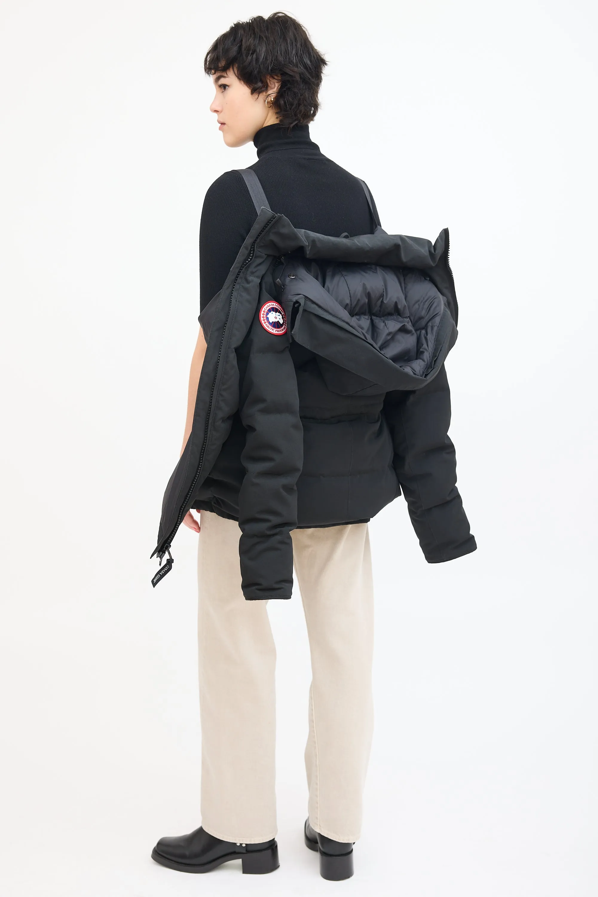 Black Chelsea Down Parka