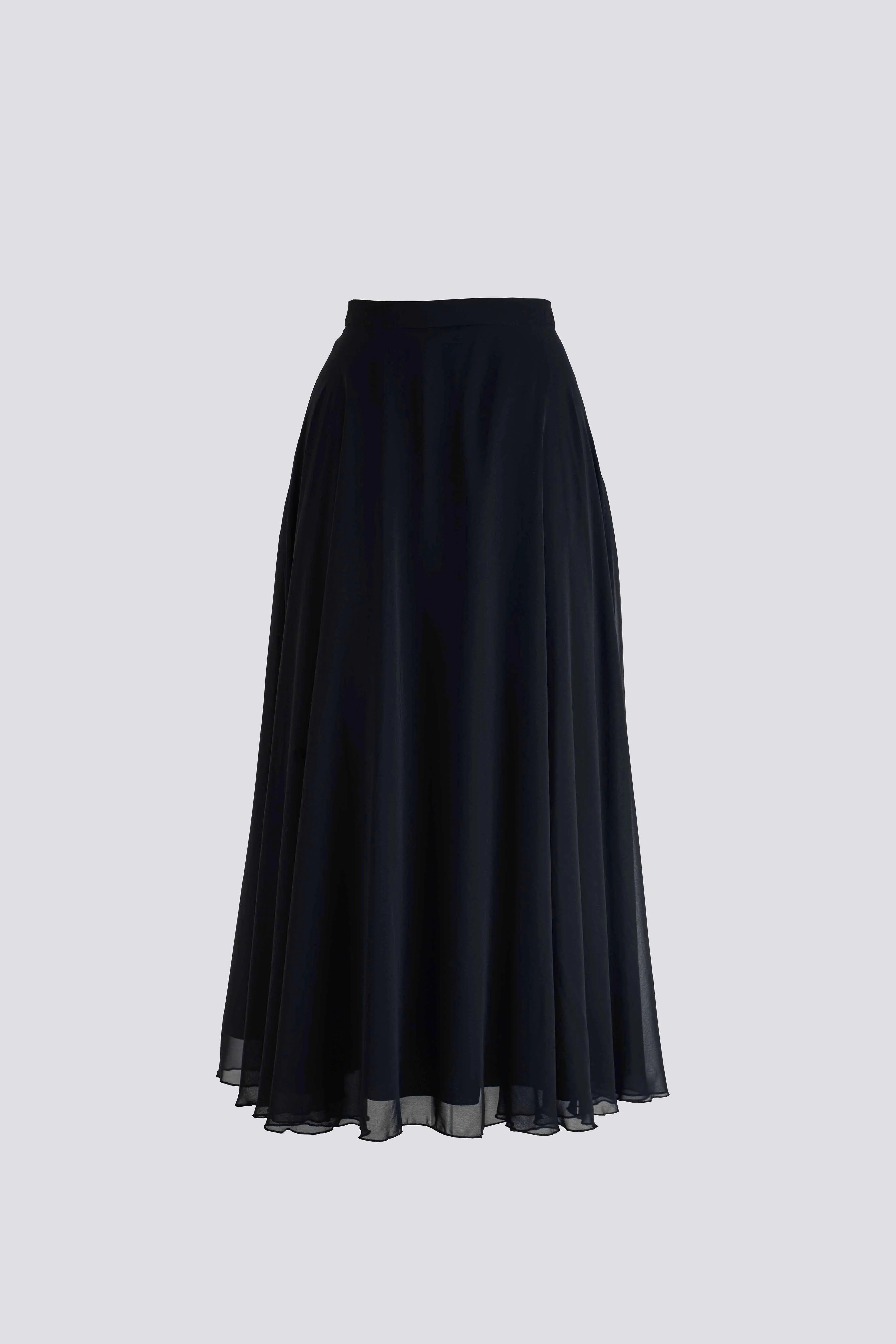 Black flow skirt