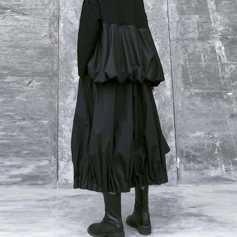 Black Hakama Pants Pleated