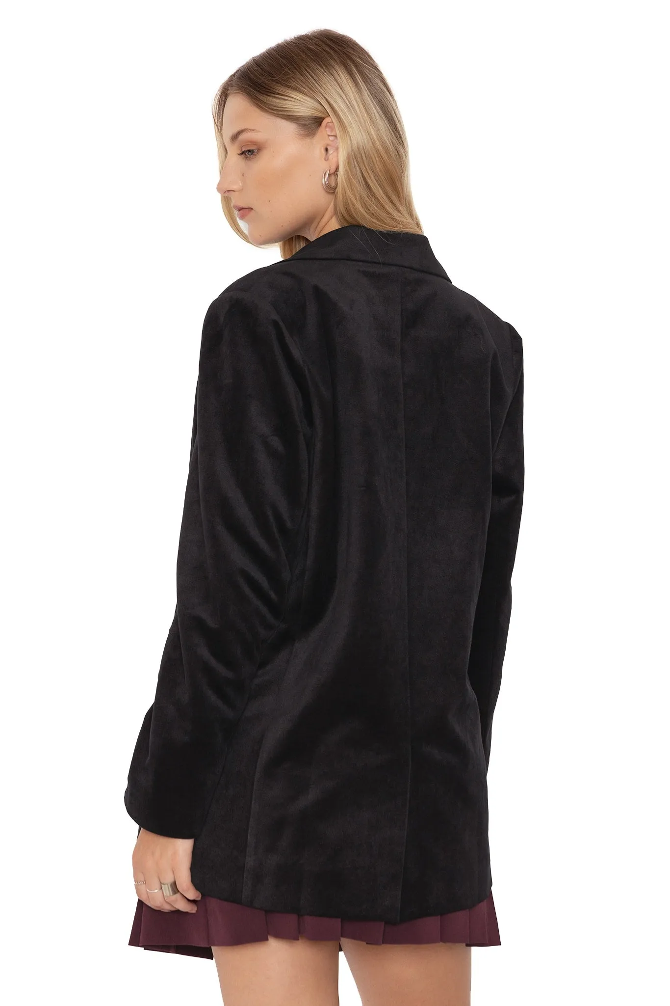 Black Velvet Burial Games Blazer