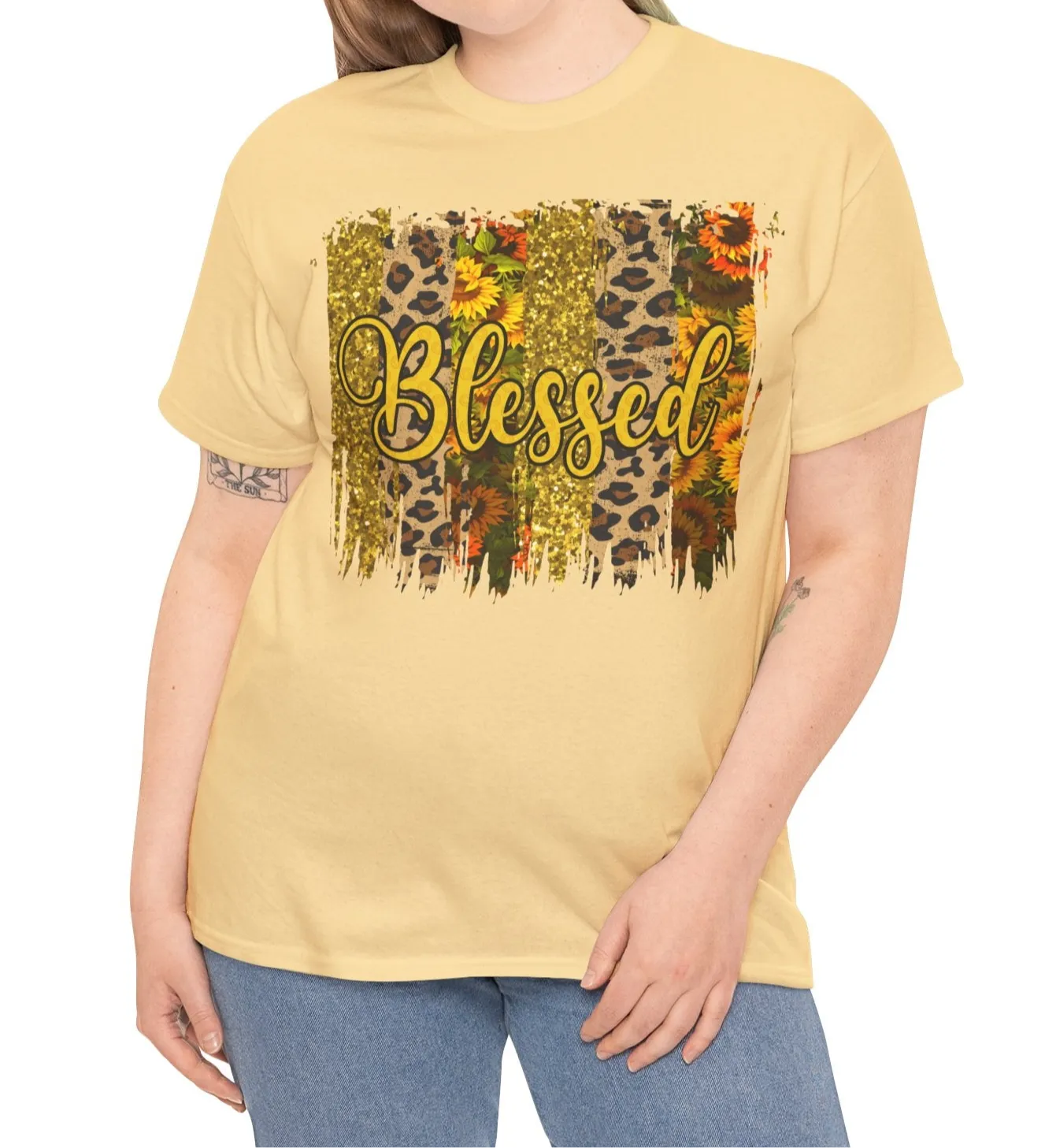 Blessed Leopard design | Cotton Tee