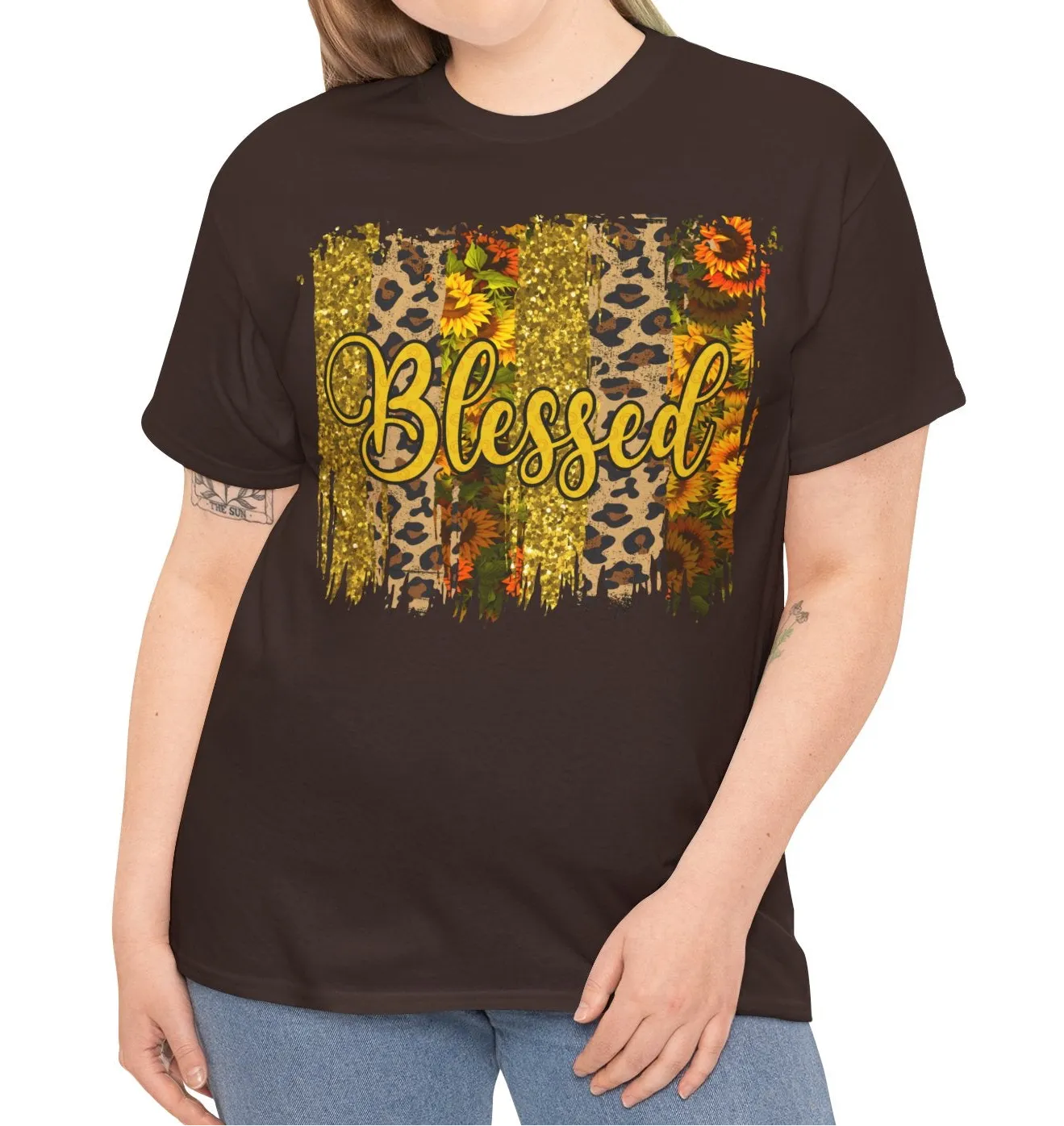 Blessed Leopard design | Cotton Tee