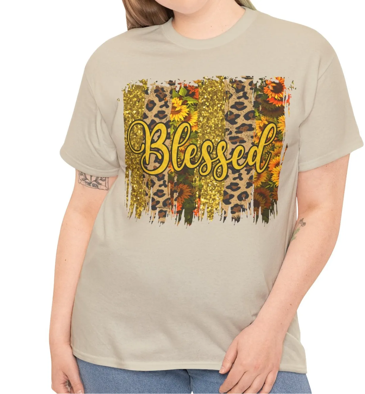 Blessed Leopard design | Cotton Tee