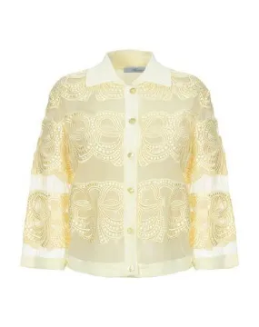 Blumarine Women Cardigan Yellow 10 UK