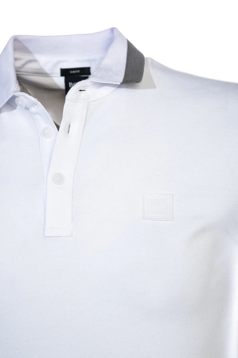 BOSS Ptrans Polo Shirt in White