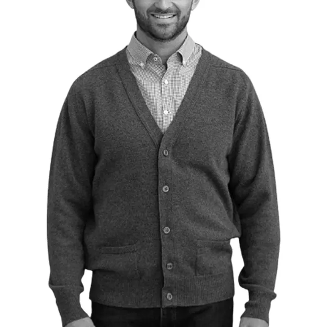 Cardigan in Lambswool - CHRIS