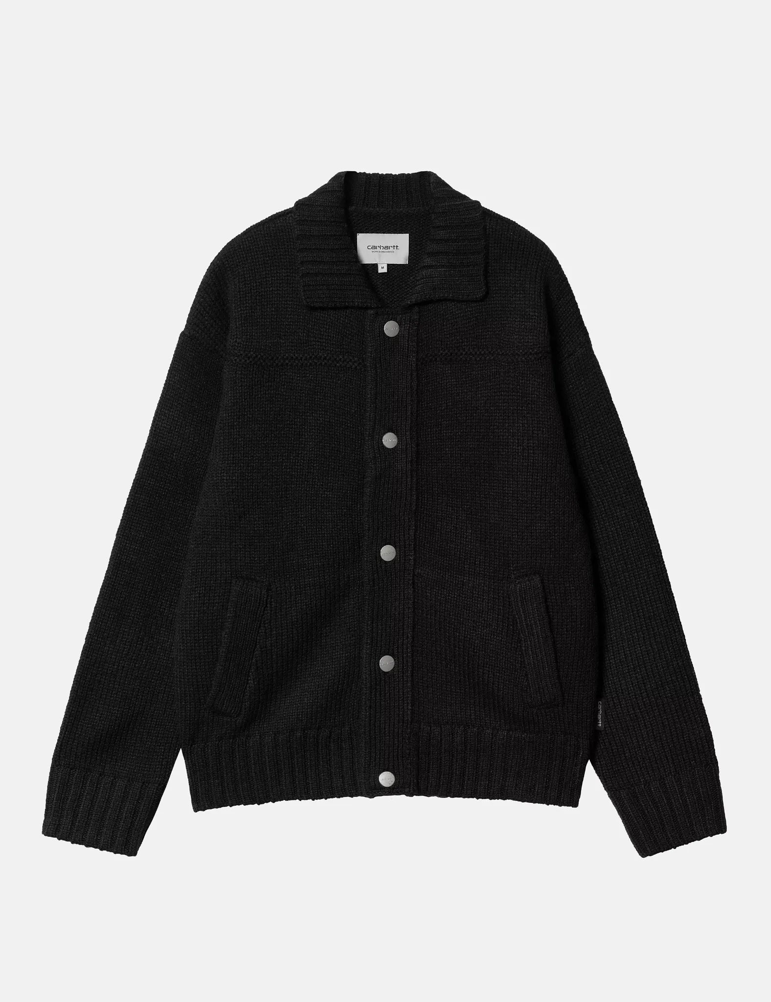 Carhartt WIP Santa Fe Cardigan - Black