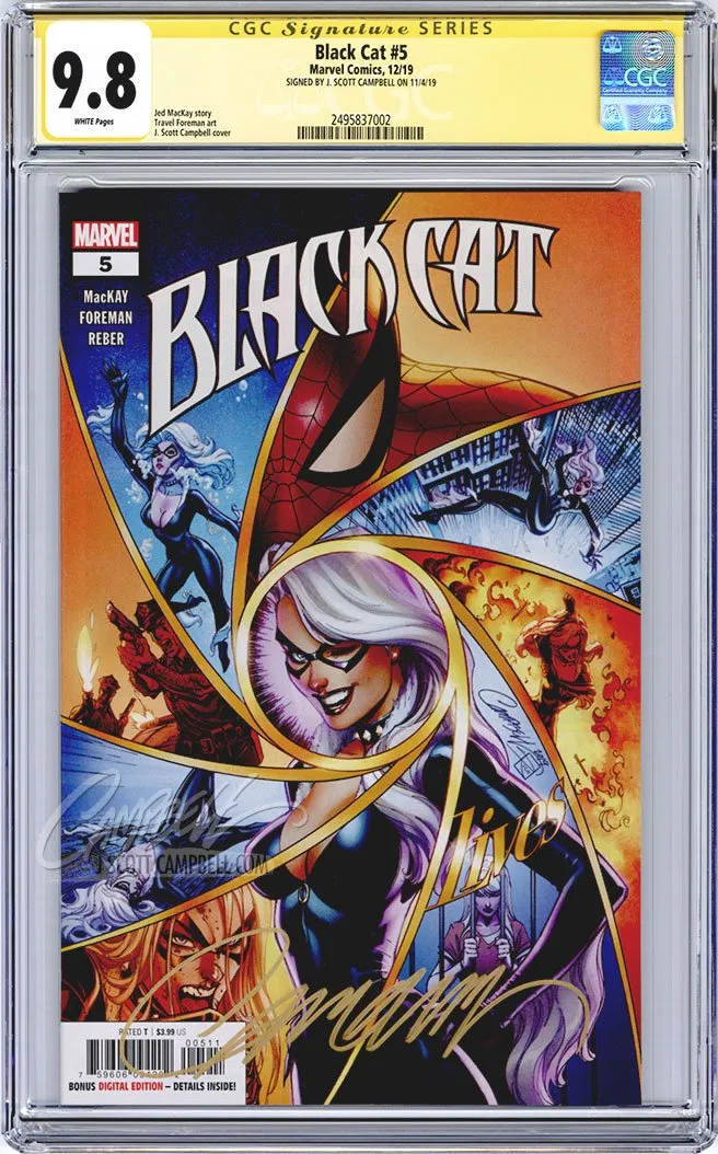 CGC 9.8 SS Black Cat #5 'trade dress' JSC