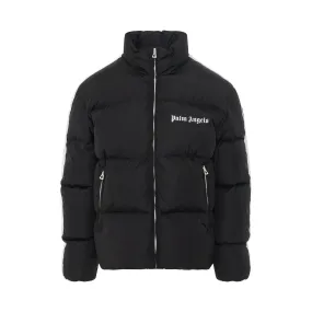 Classic Track Down Jacket in Black/White