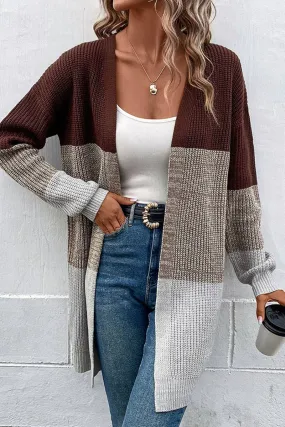 Color Block Cardigan