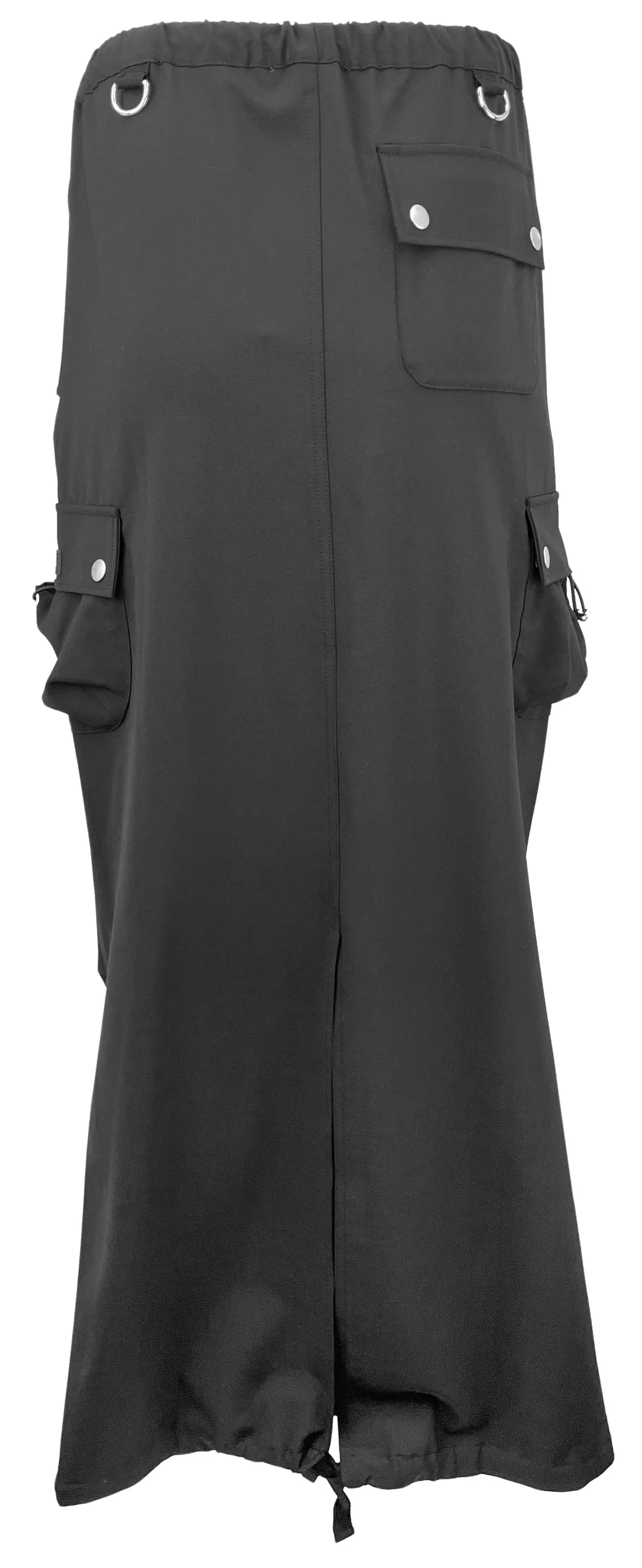 Coperni Cargo Maxi Skirt in Black