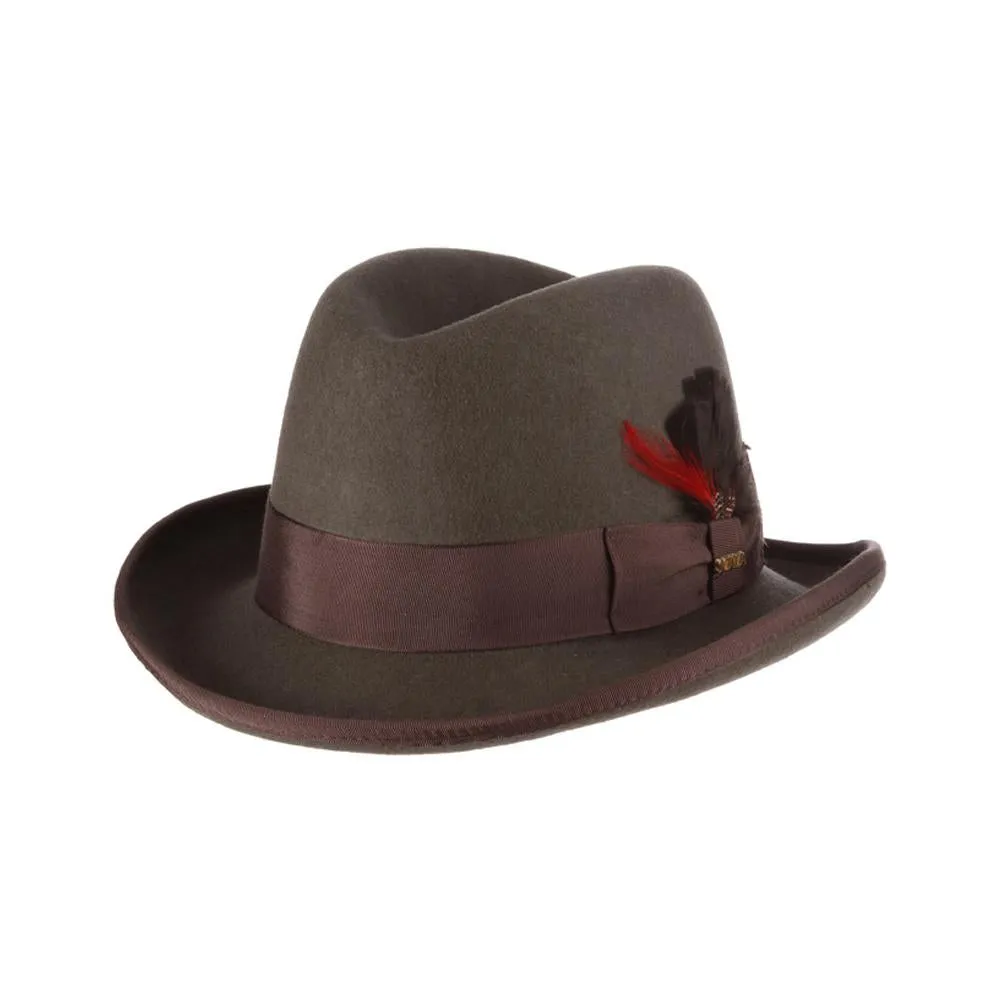 Dashing - Scala WF545 Wool Felt Homburg Hat