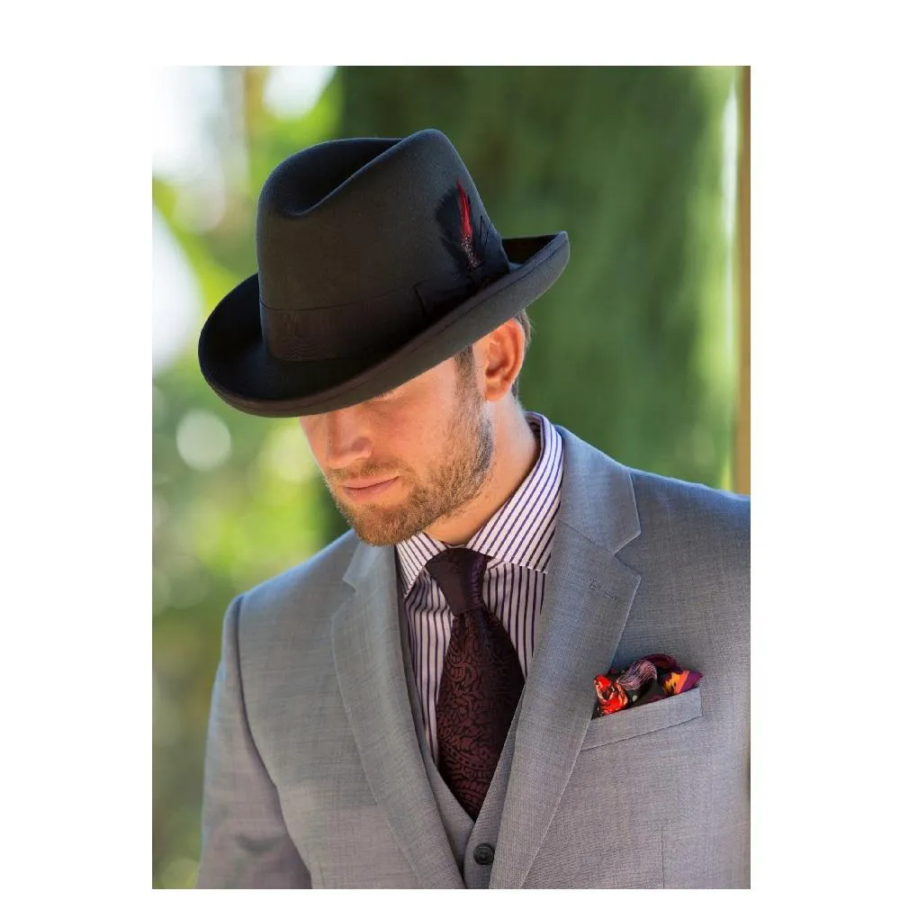 Dashing - Scala WF545 Wool Felt Homburg Hat