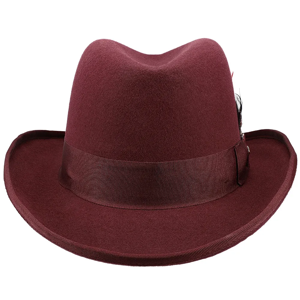 Dashing - Scala WF545 Wool Felt Homburg Hat