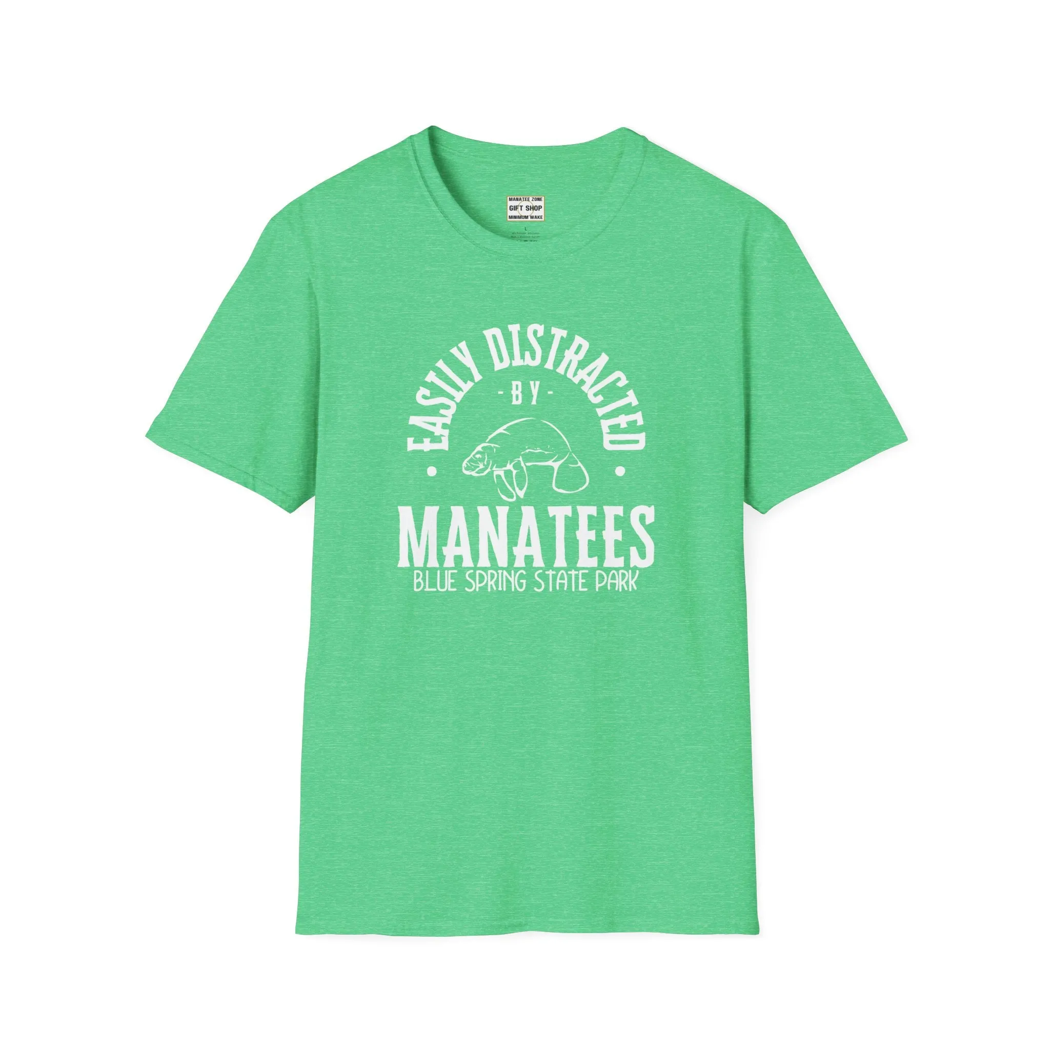 Easily Distracted by Manatees  • Unisex Softstyle T-Shirt