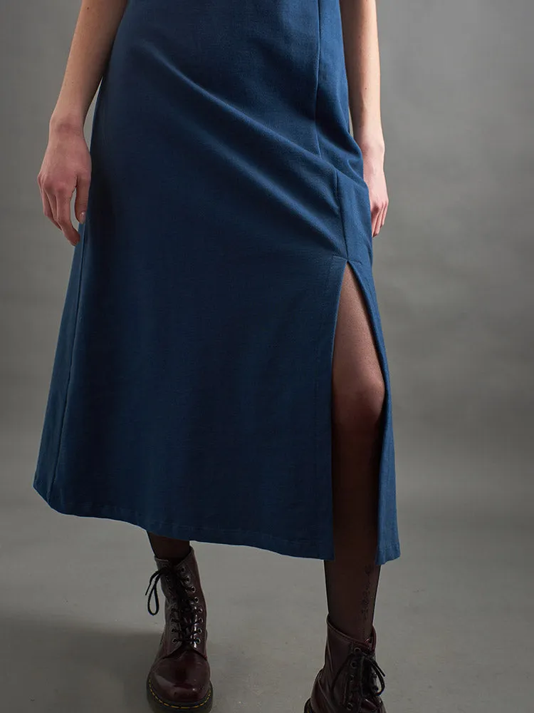 Elise Sheath Dress - Blue